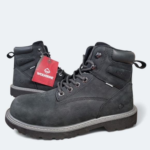 NEW Wolverine Floorhand Men's Work Boots Oil & Slip Resistant Steel Toe Size 8.5 - Picture 1 of 17